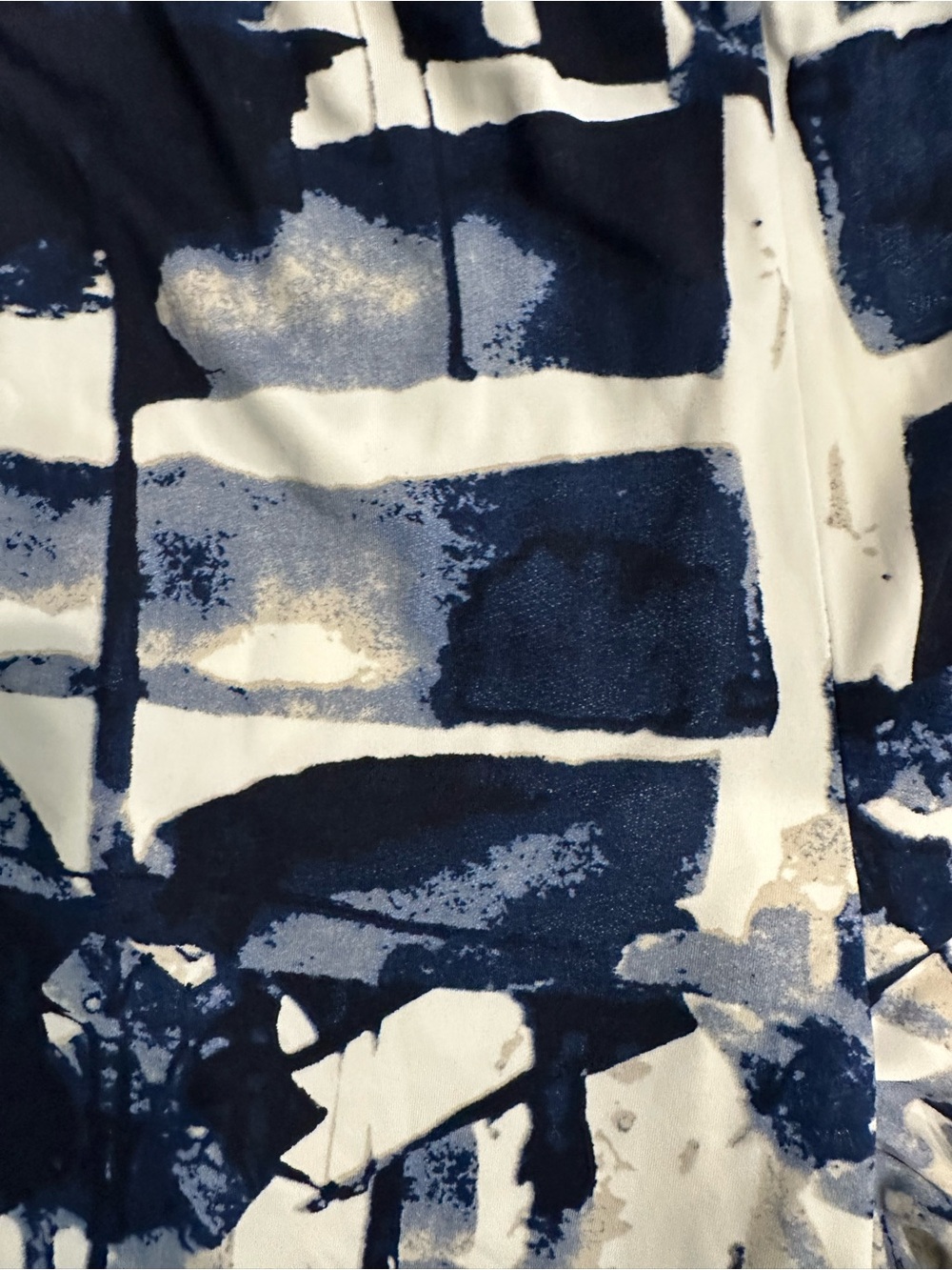 Kate & Mallory Abstract Abstract Brushstroke Print Flare Leg Bell Bottom Pants - Picture 3 of 6